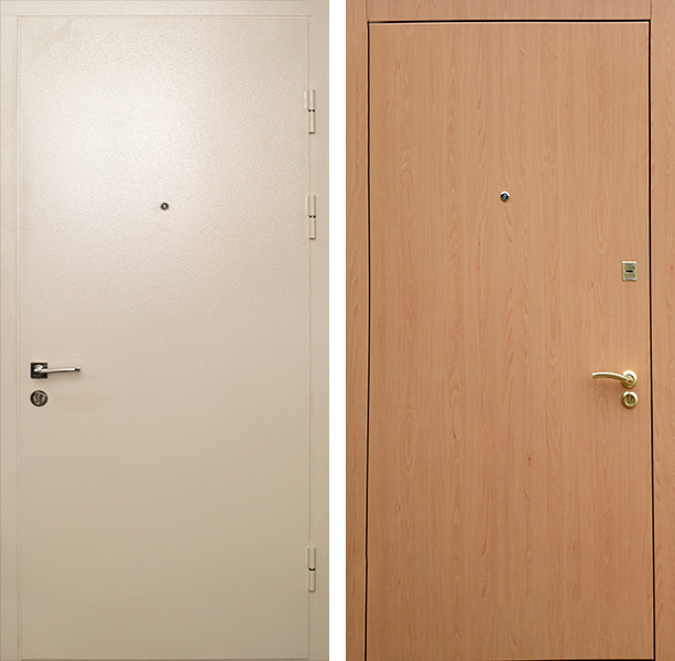 Дверь с шумоизоляцией для квартиры ЛД-209 светлая